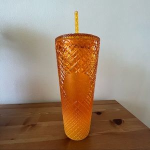 NWT Starbucks Mango Jeweled Tumbler ✨